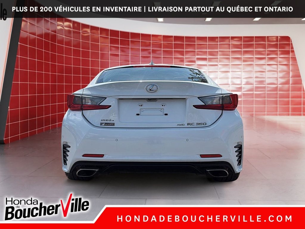 2017 Lexus RC 350 F-SPORT in Terrebonne, Quebec - 7 - w1024h768px