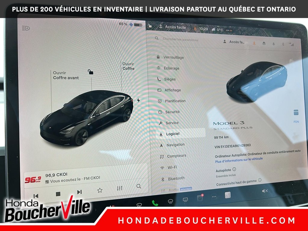 Tesla Model 3 Standard Range Plus 2019 à Terrebonne, Québec - 31 - w1024h768px