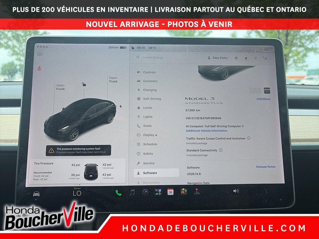 Tesla Model 3 STANDARD RANGE PLUS 2021 à Terrebonne, Québec - 33 - w1024h768px