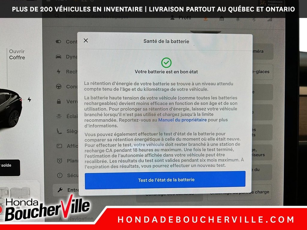 2021 Tesla Model 3 STANDARD RANGE PLUS in Terrebonne, Quebec - 23 - w1024h768px