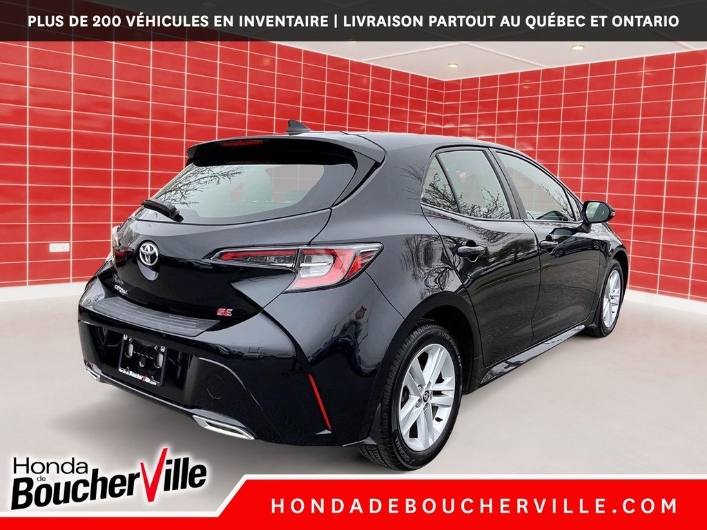Toyota Corolla Hatchback SE 2019 à Terrebonne, Québec - 11 - w1024h768px