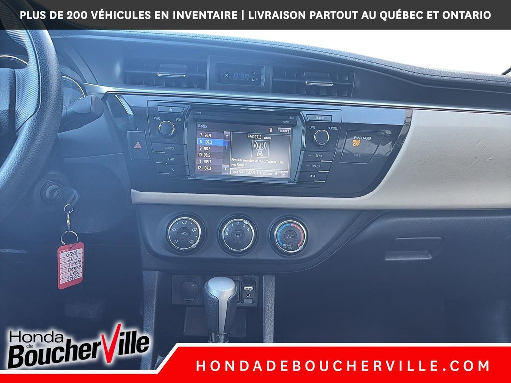 2015 Toyota Corolla LE in Terrebonne, Quebec - 25 - w1024h768px