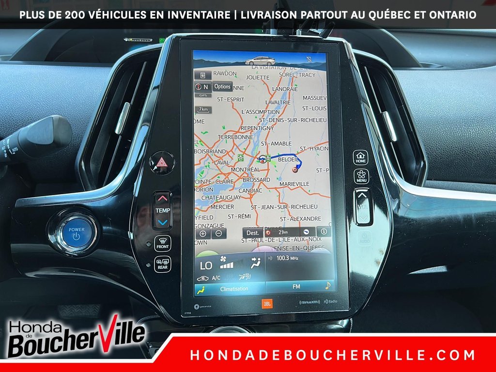 Toyota PRIUS PRIME TECHNOLOGIE 2020 à Terrebonne, Québec - 31 - w1024h768px