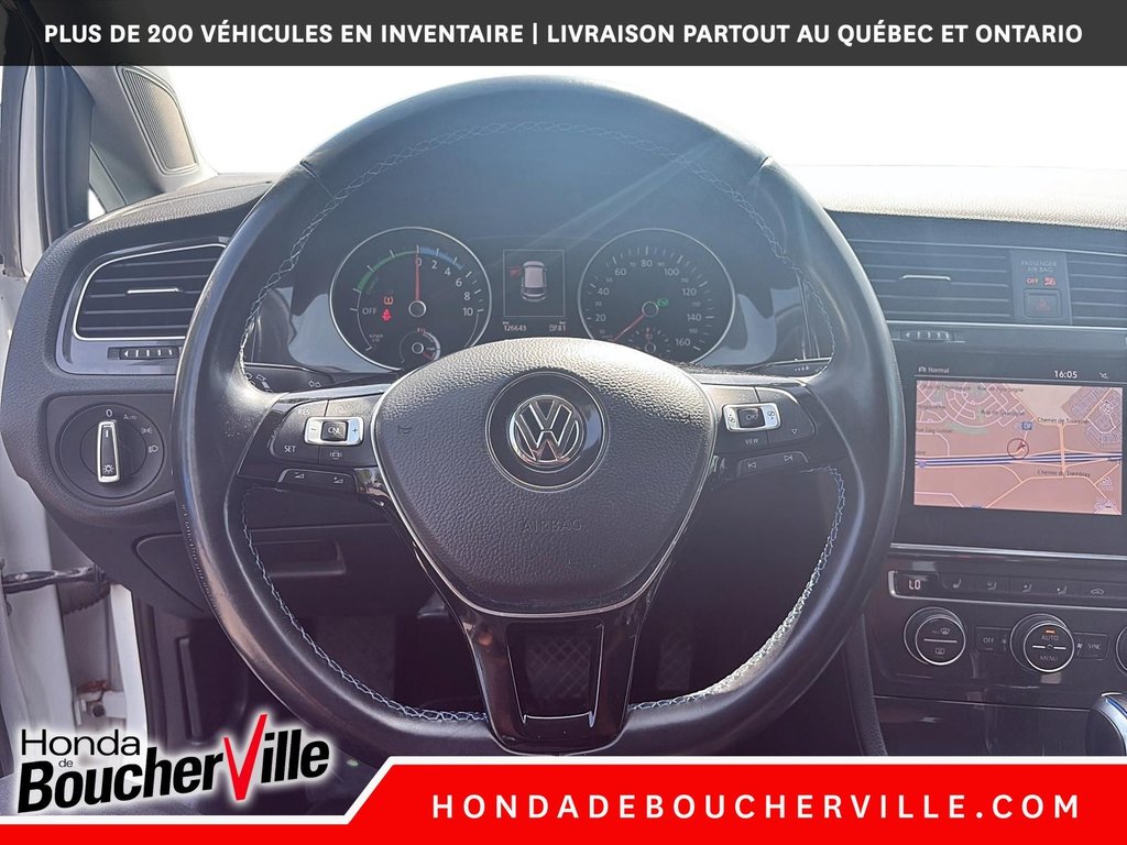 2019 Volkswagen e-Golf Comfortline in Terrebonne, Quebec - 25 - w1024h768px