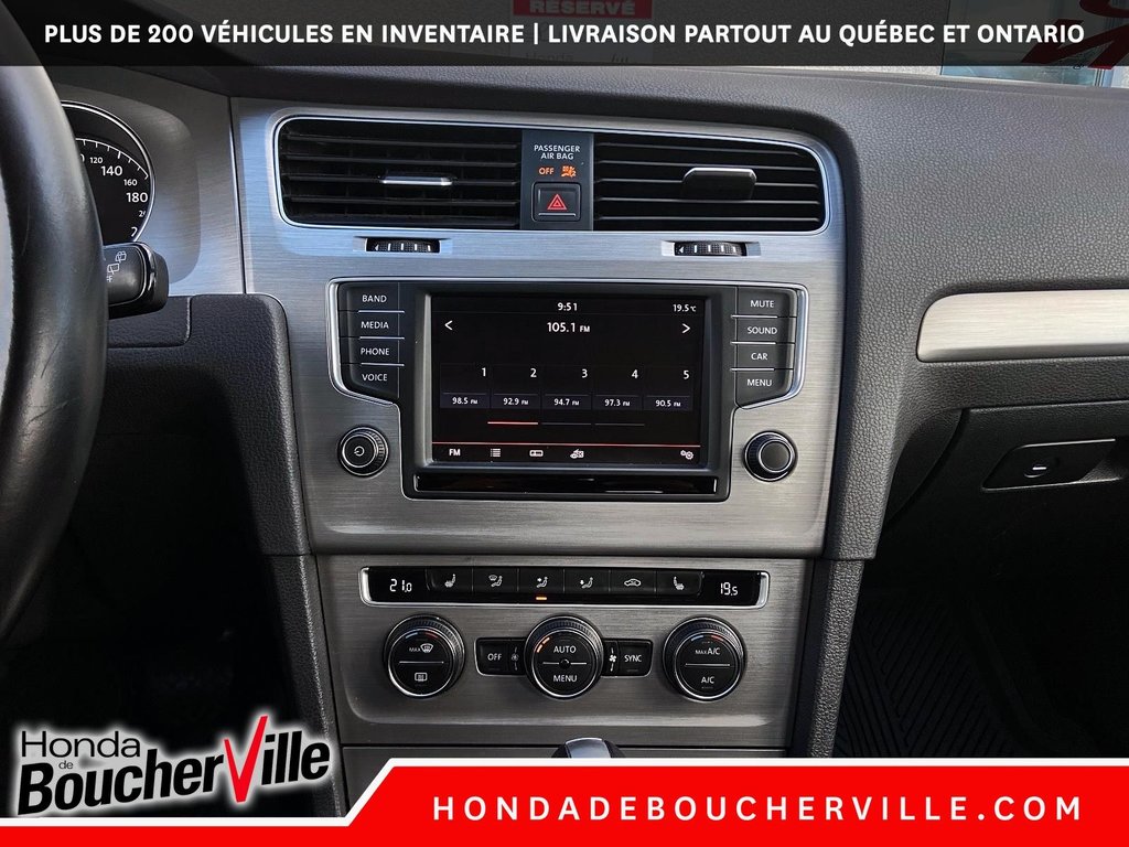 Volkswagen Golf COMFORTLINE 2016 à Terrebonne, Québec - 19 - w1024h768px