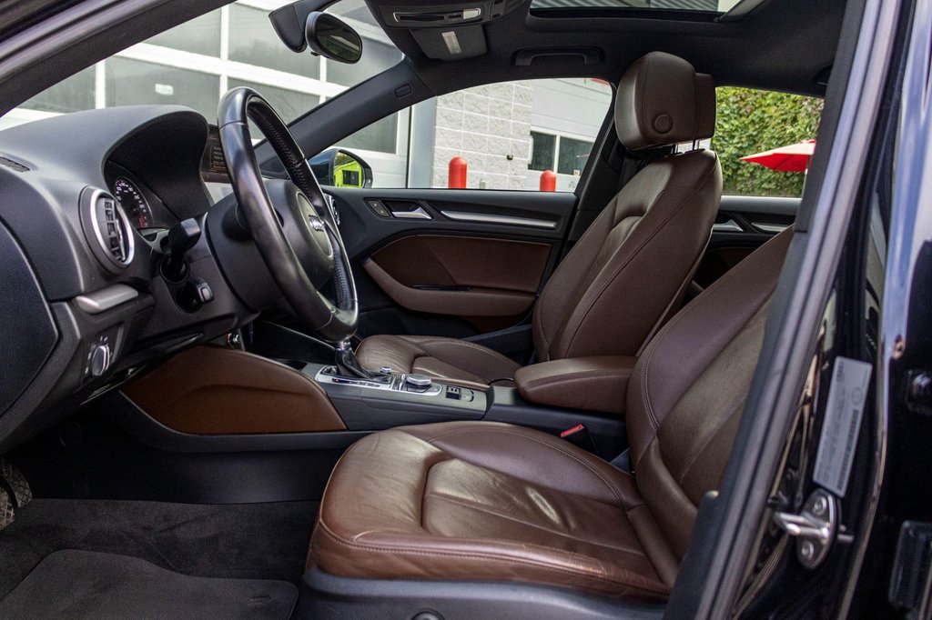Audi A3 KOMFORT QUATTRO **CUIR+SIÈGES CHAUFFANTS+TOIT** 2015 à Charlemagne, Québec - 24 - w1024h768px