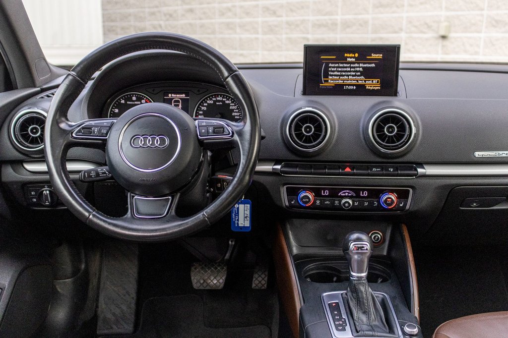 Audi A3 KOMFORT QUATTRO **CUIR+SIÈGES CHAUFFANTS+TOIT** 2015 à Charlemagne, Québec - 8 - w1024h768px