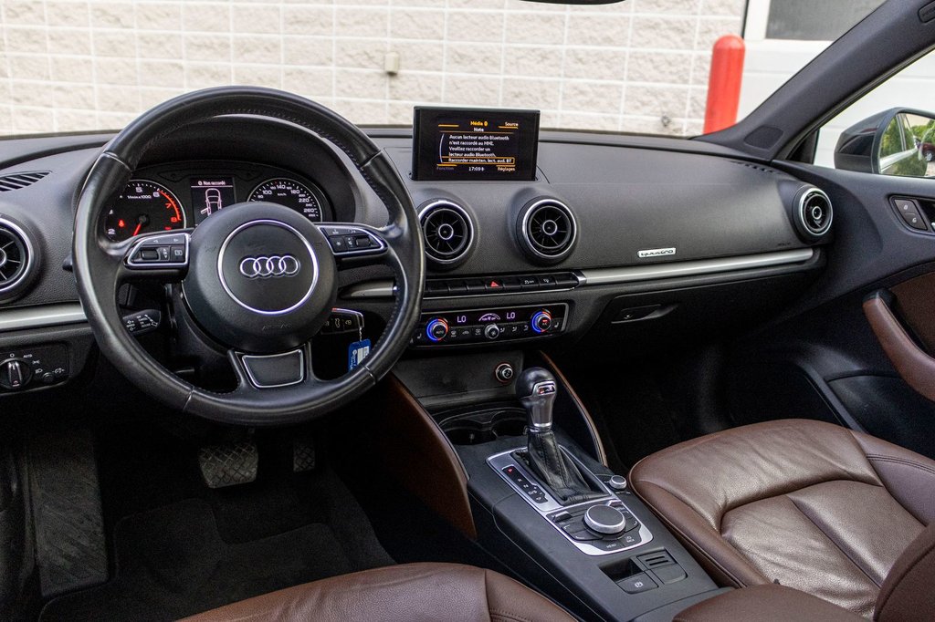 Audi A3 KOMFORT QUATTRO **CUIR+SIÈGES CHAUFFANTS+TOIT** 2015 à Charlemagne, Québec - 7 - w1024h768px