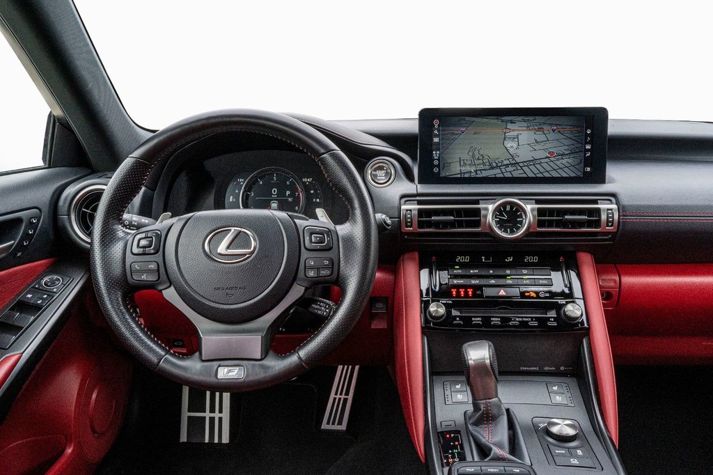 2021 Lexus IS 300 F SPORT AWD **JAMAIS ACCIDENTÉ+CUIR ROUGE+NAV** in Charlemagne, Quebec - 7 - w1024h768px