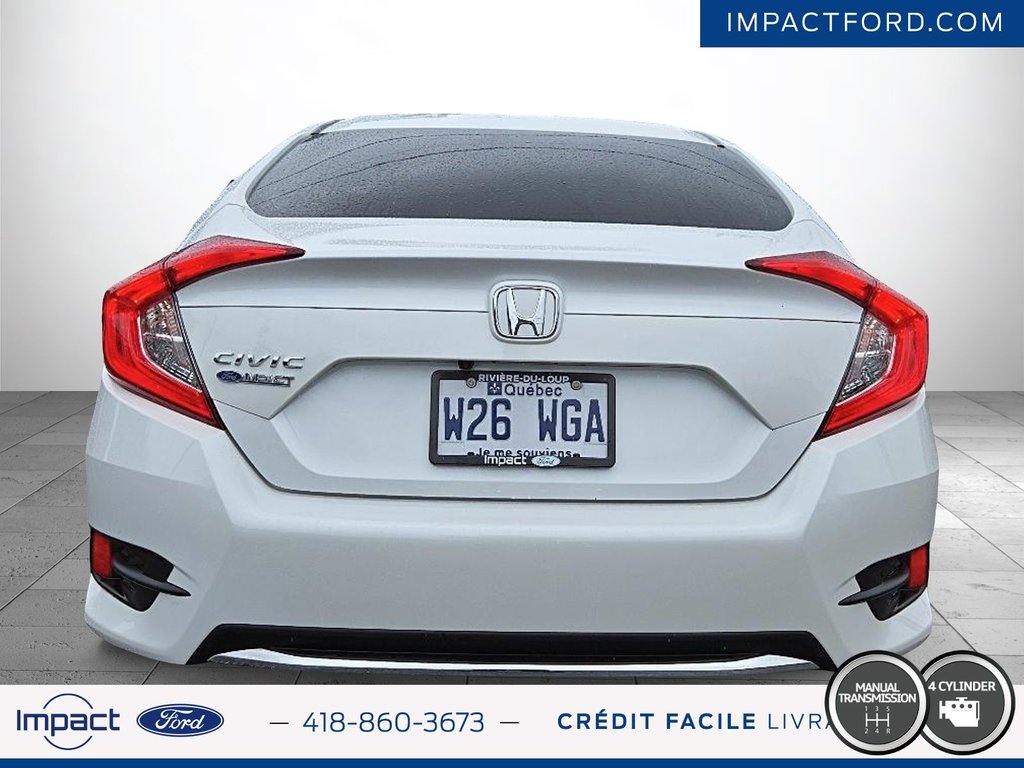 Honda Civic Sedan LX 2020 à Rivière-du-Loup, Québec - 6 - w1024h768px