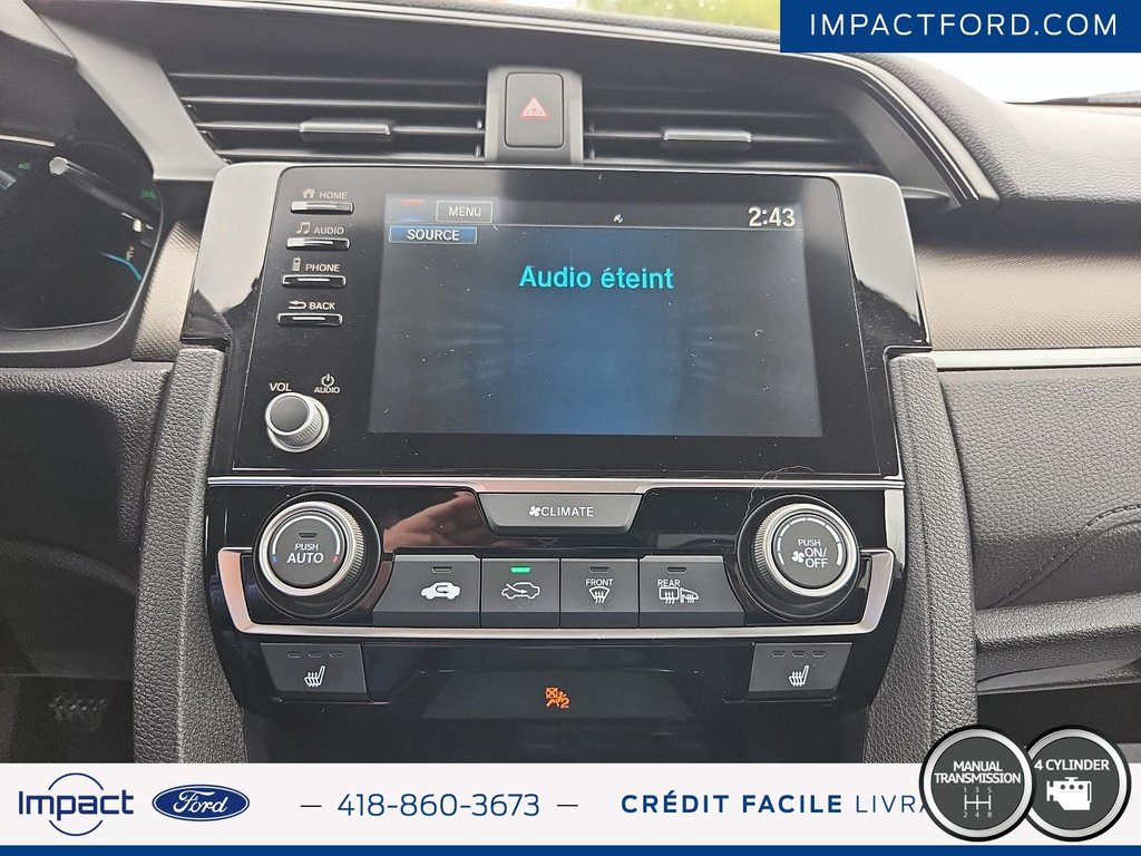 Honda Civic Sedan LX 2020 à Rivière-du-Loup, Québec - 18 - w1024h768px