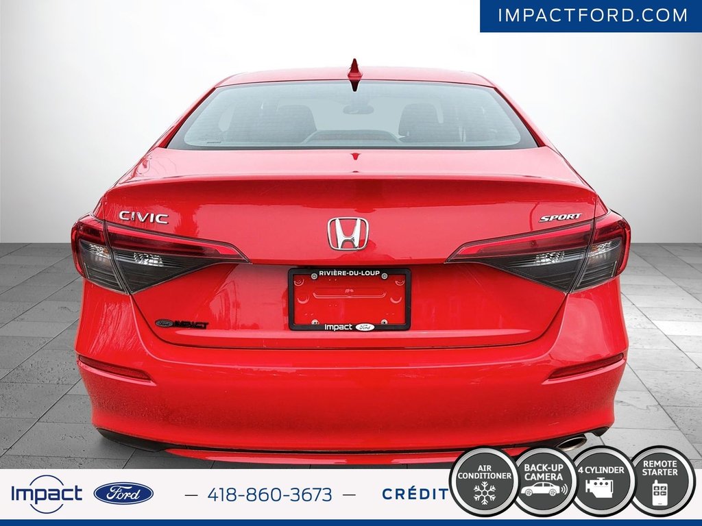 Honda Civic Sedan Sport 2022 à Rivière-du-Loup, Québec - 6 - w1024h768px
