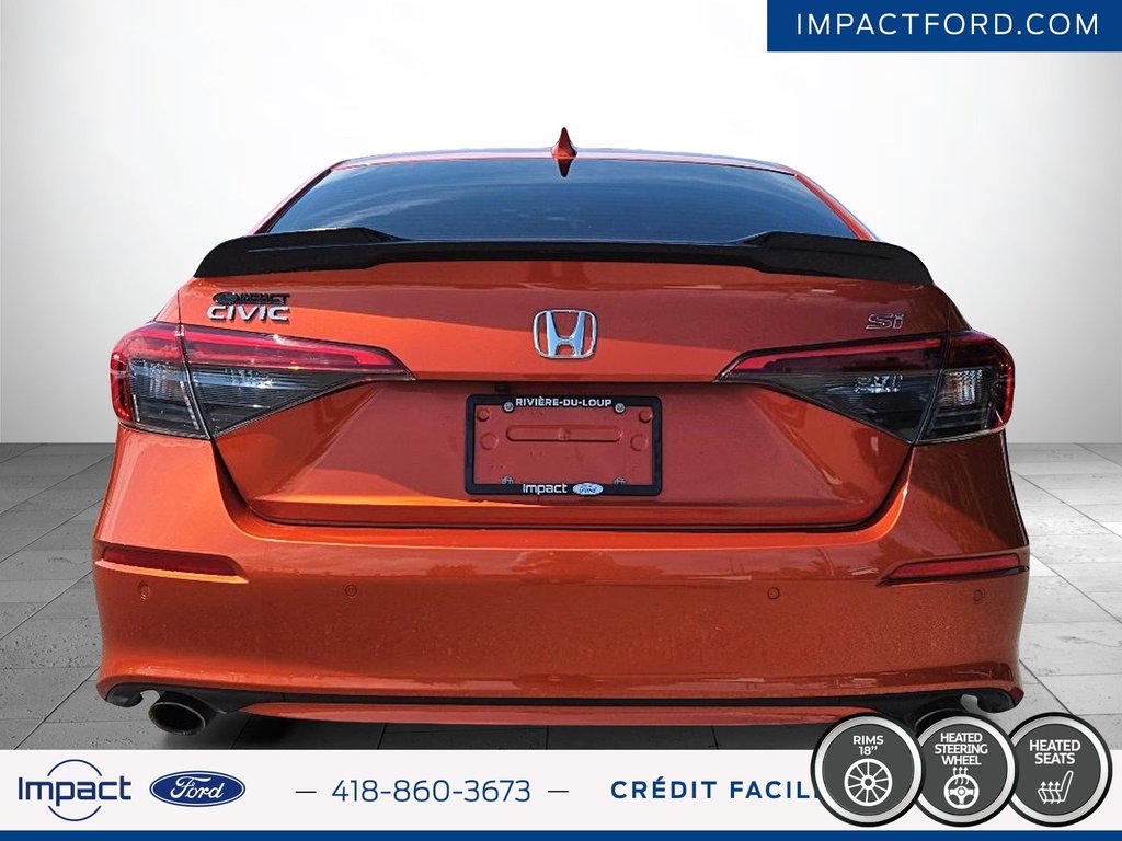 Honda Civic SI sedan SI 2023 à Rivière-du-Loup, Québec - 6 - w1024h768px
