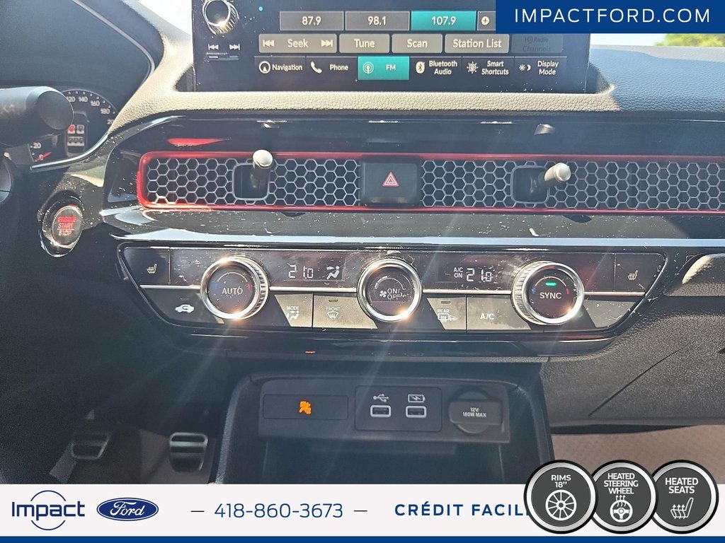 Honda Civic SI sedan SI 2023 à Rivière-du-Loup, Québec - 19 - w1024h768px