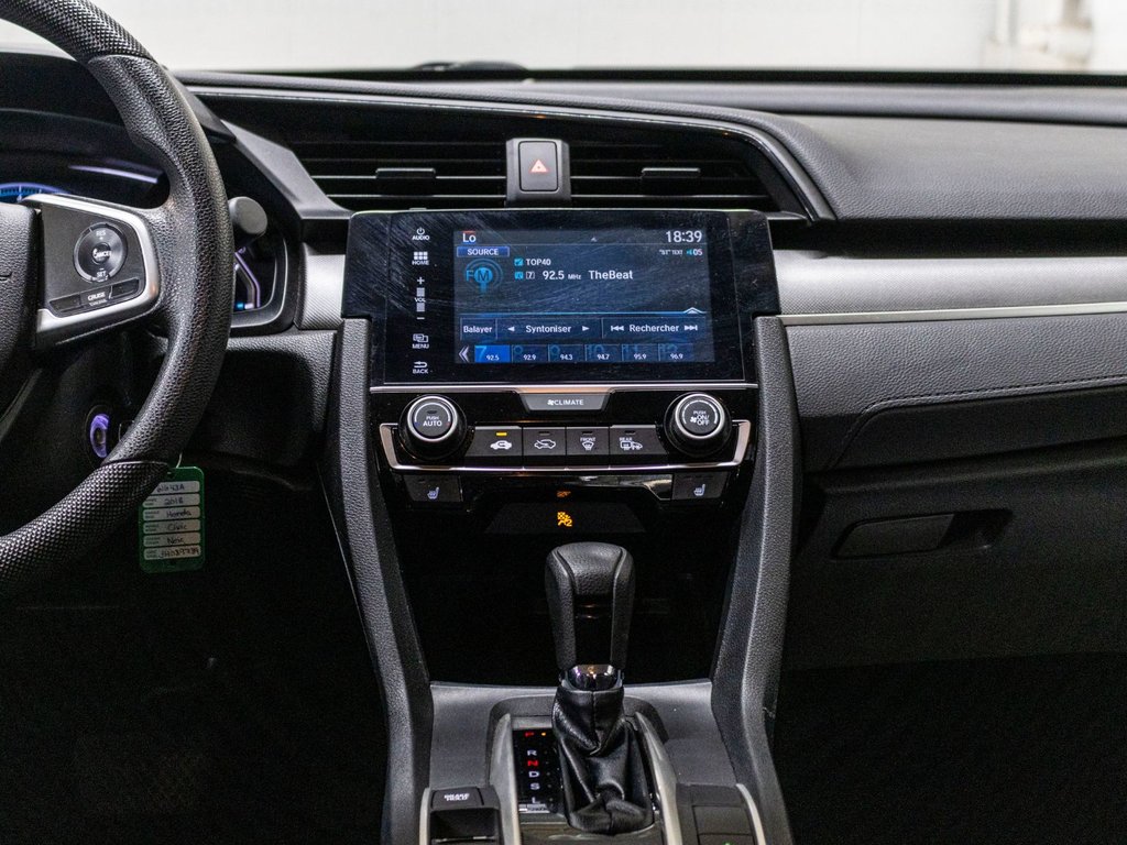 2018 Honda Civic Sedan LX, BANCS CHAUFF, CAMERA RECUL, GROUPE ELECTRIQUE in Charlemagne, Quebec - 8 - w1024h768px
