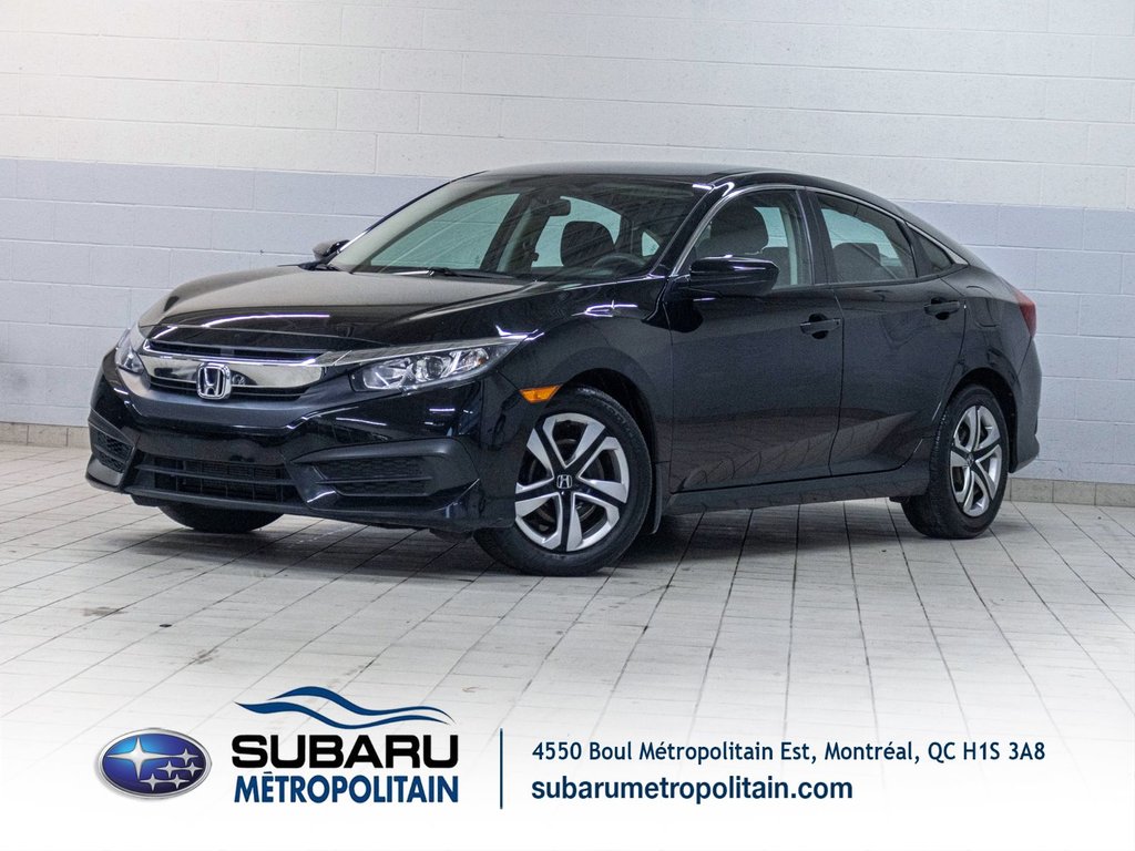 2018 Honda Civic Sedan LX, BANCS CHAUFF, CAMERA RECUL, GROUPE ELECTRIQUE in Charlemagne, Quebec - 1 - w1024h768px