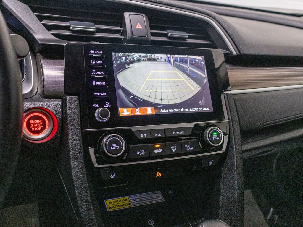 Honda Civic Sedan TOURING, TOIT, CUIR, BANCS CHAUFF, CAM REC, BAS KM 2019 à Saint-Jérôme, Québec - 15 - w1024h768px