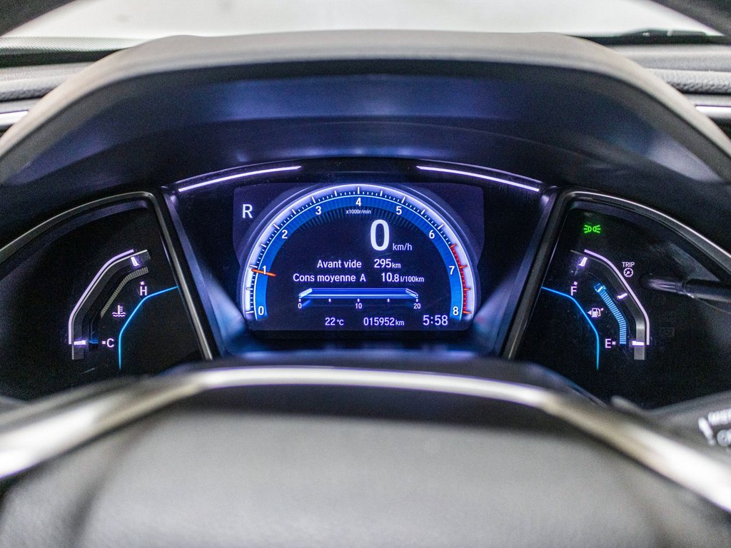 Honda Civic Sedan TOURING, TOIT, CUIR, BANCS CHAUFF, CAM REC, BAS KM 2019 à Saint-Jérôme, Québec - 17 - w1024h768px