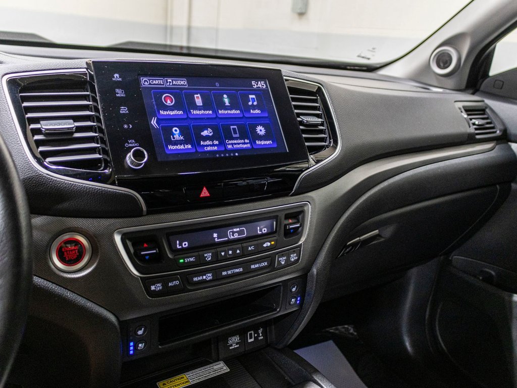 Honda Ridgeline TOURING, TOIT, CUIR, CARPLAY, BANCS CHAU, BEDLINER 2022 à Charlemagne, Québec - 12 - w1024h768px