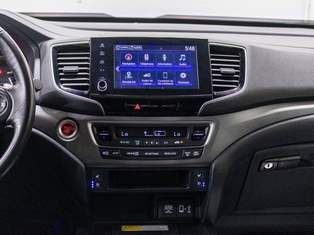 Honda Ridgeline TOURING, TOIT, CUIR, CARPLAY, BANCS CHAU, BEDLINER 2022 à Charlemagne, Québec - 8 - w1024h768px