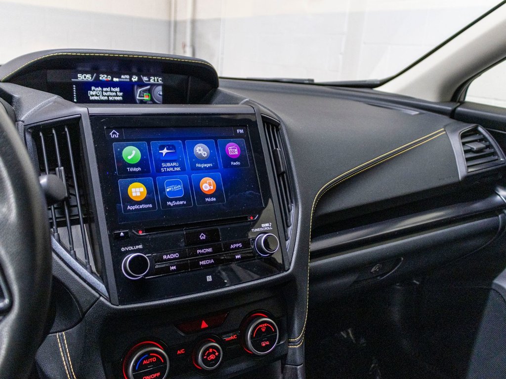 2021 Subaru CROSSTREK OUTDOOR AVEC EYESIGHT OUTDOOR, 2.5L, BANCS CHAUFF, CARPLAY, CAM REC in Saint-Jérôme, Quebec - 12 - w1024h768px