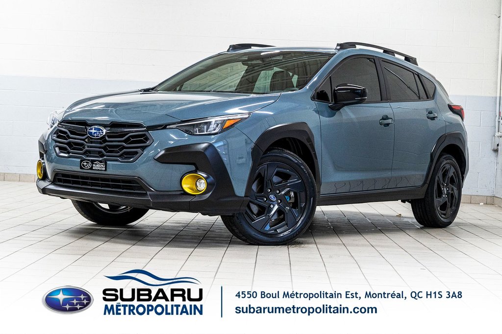 2024  Crosstrek ONYX, 2.5L, ECRAN 11.6, CARPLAY, TOIT, BANCS CHAU in Charlemagne, Quebec - 1 - w1024h768px