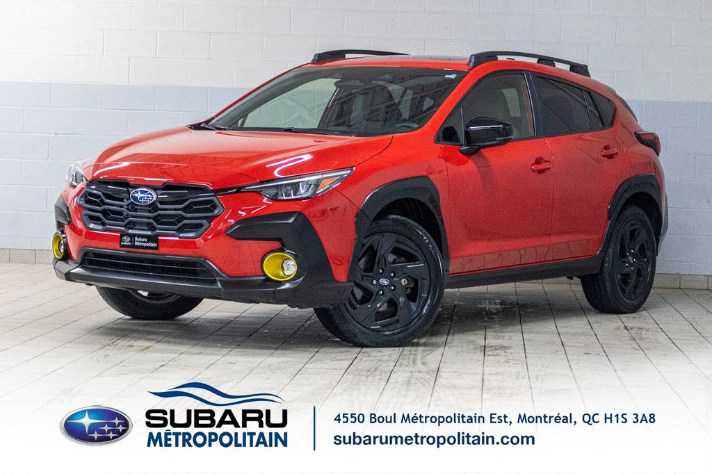 Subaru Crosstrek ONYX, 2.5L, TOIT, CARPLAY, BANCS CHAUF, CAM REC 2024 à Saint-Jérôme, Québec - 1 - w1024h768px