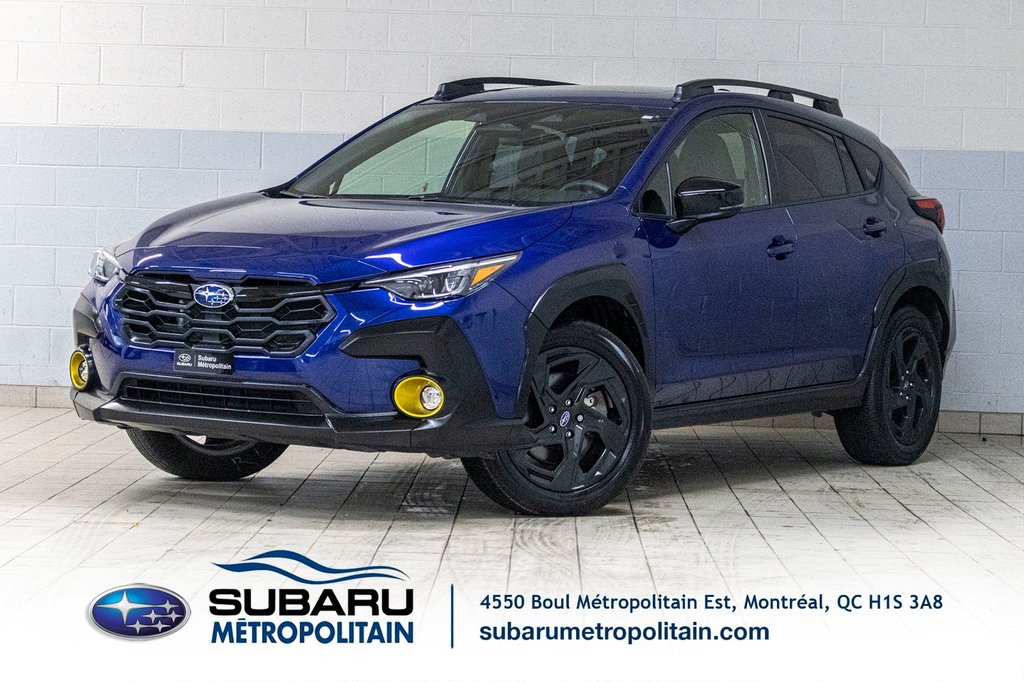 Subaru Crosstrek ONYX, 2.5L, TOIT, CARPLAY, ECRAN 11.6, BANCS CHAUF 2024 à Saint-Jérôme, Québec - 1 - w1024h768px