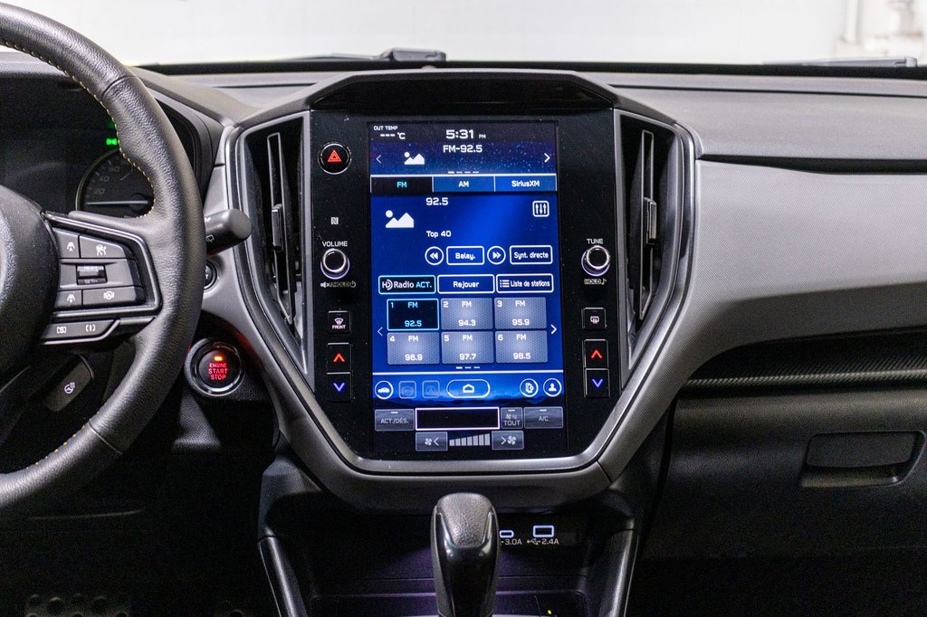 Subaru Crosstrek ONYX, 2.5L, TOIT, CARPLAY, ECRAN 11.6, BANCS CHAUF 2024 à Saint-Jérôme, Québec - 8 - w1024h768px