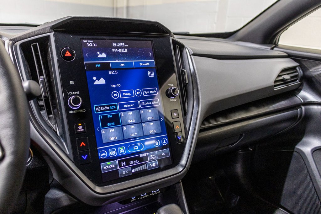 Subaru Crosstrek ONYX, 2.5L, TOIT, CARPLAY, ECRAN 11.6, BANCS CHAUF 2024 à Saint-Jérôme, Québec - 12 - w1024h768px