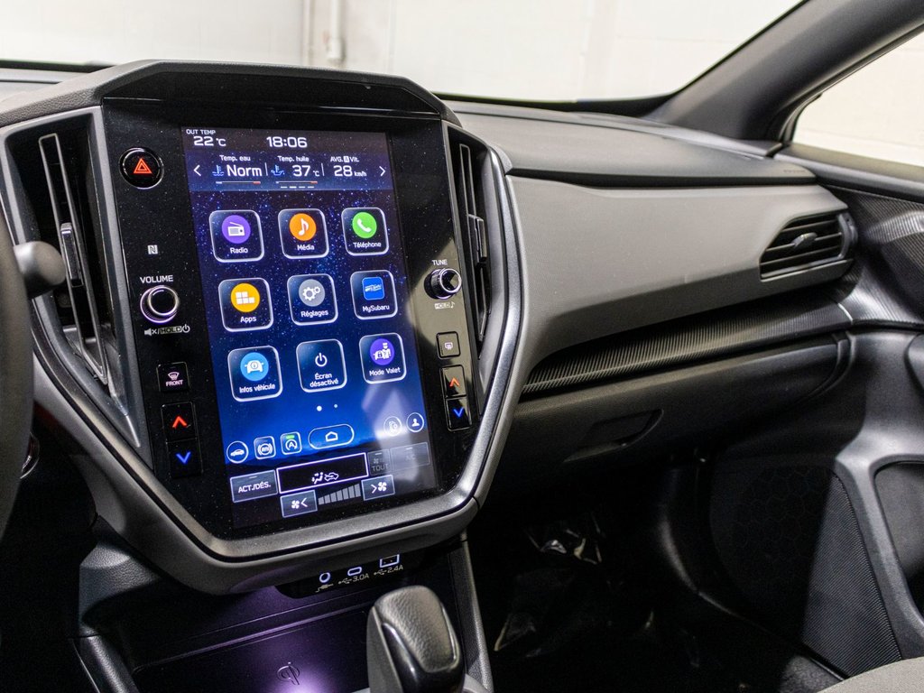 Subaru Crosstrek ONYX, 2.5L, TOIT, CARPLAY, ECRAN 11.6, BANCS CHAUF 2024 à Charlemagne, Québec - 12 - w1024h768px