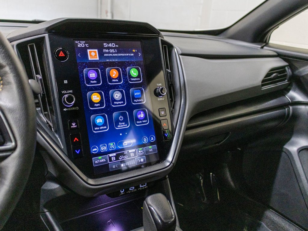 Subaru Crosstrek ONYX, 2.5L, TOIT, CARPLAY, ECRAN 11.6, BANCS CHAUF 2024 à Saint-Jérôme, Québec - 12 - w1024h768px