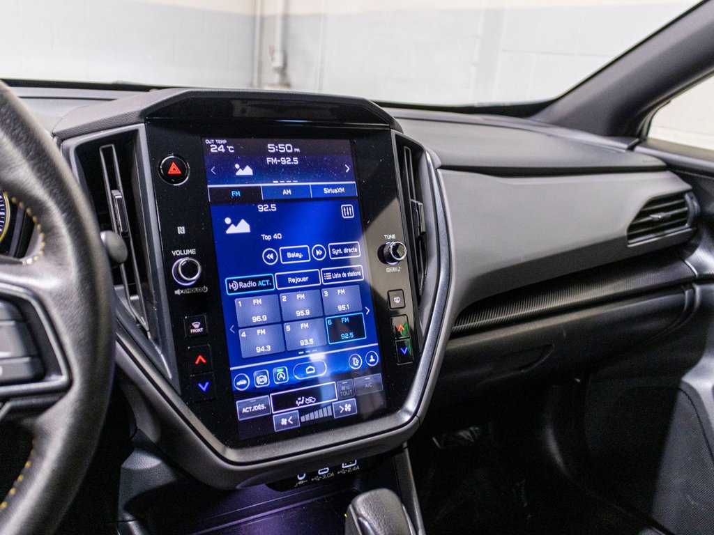 2024 Subaru Crosstrek ONYX, 2.5L, TOIT, CARPLAY, ECRAN 11.6, BANCS CHAUF in Saint-Jérôme, Quebec - 12 - w1024h768px