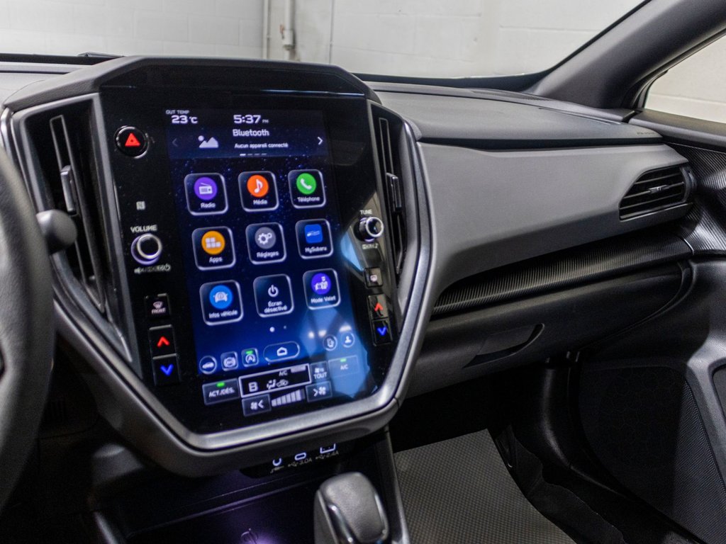 Subaru Crosstrek ONYX, 2.5L, TOIT, CARPLAY, ECRAN 11.6, BANCS CHAUF 2024 à Saint-Jérôme, Québec - 12 - w1024h768px