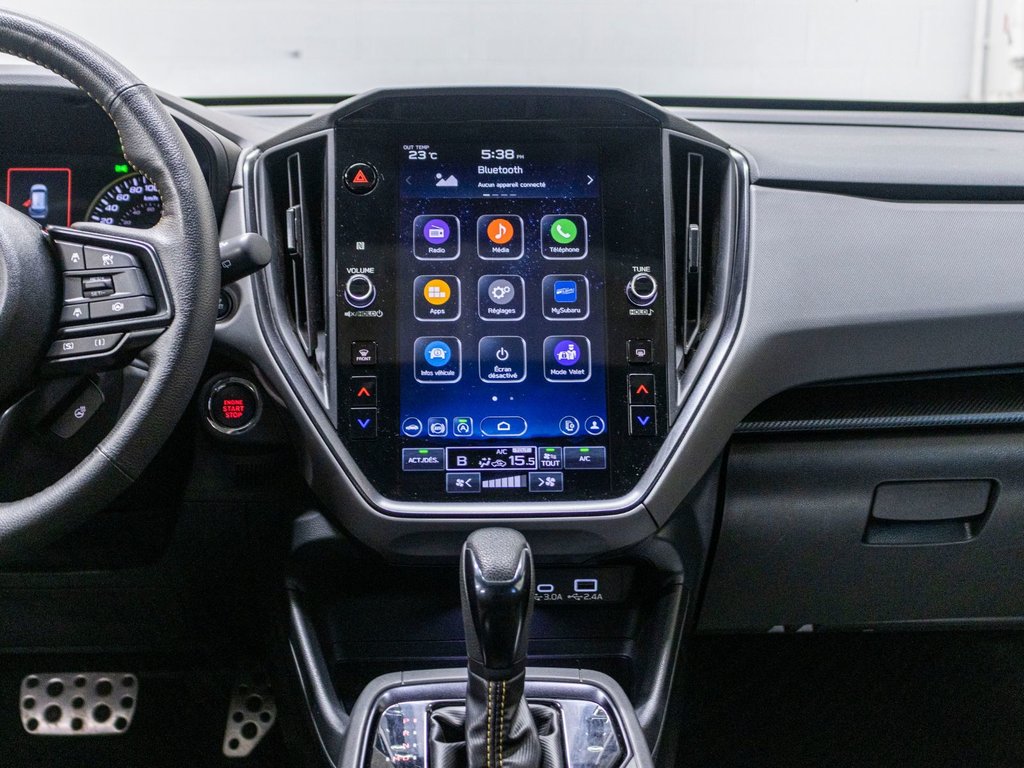 Subaru Crosstrek ONYX, 2.5L, TOIT, CARPLAY, ECRAN 11.6, BANCS CHAUF 2024 à Saint-Jérôme, Québec - 8 - w1024h768px