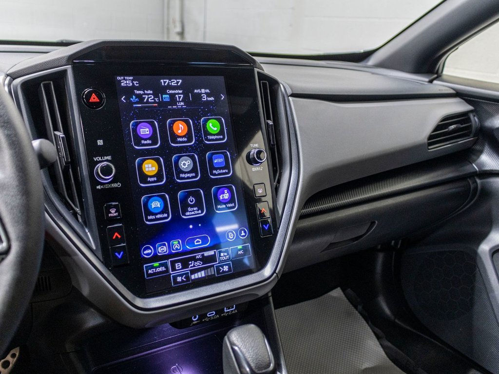 Subaru Crosstrek ONYX, 2.5L, TOIT, CARPLAY, ECRAN 11.6, BANCS CHAUF 2024 à Saint-Jérôme, Québec - 12 - w1024h768px