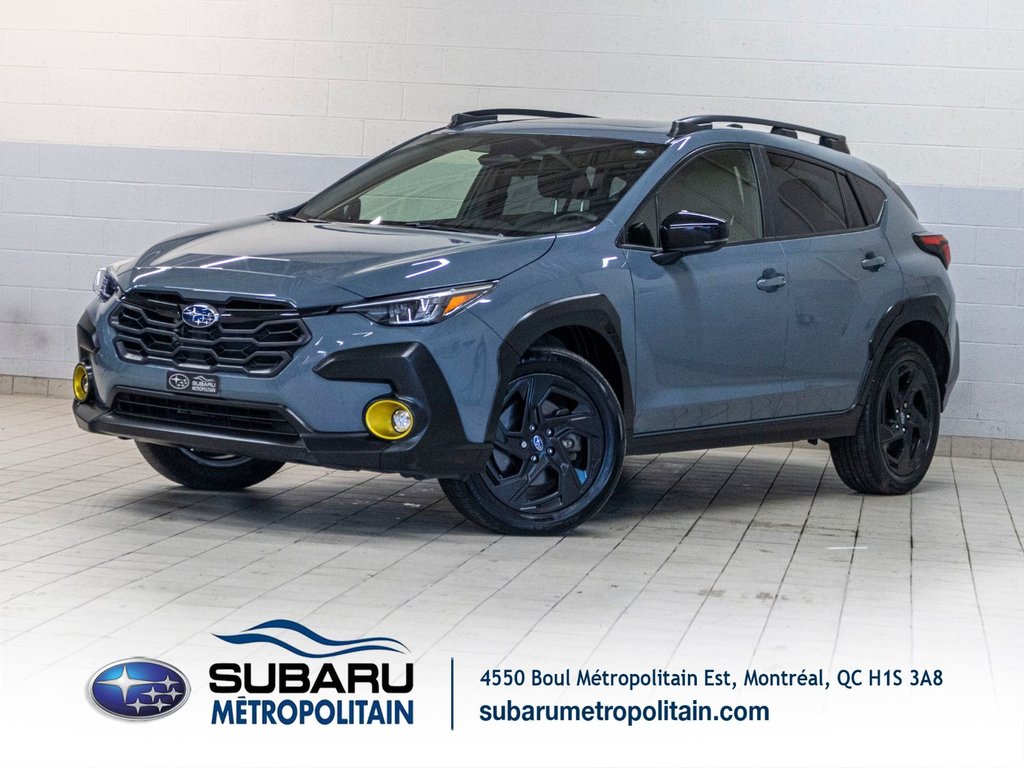 2024 Subaru Crosstrek ONYX, 2.5L, TOIT, CARPLAY, ECRAN 11.6, BANCS CHAUF in Saint-Jérôme, Quebec - 1 - w1024h768px