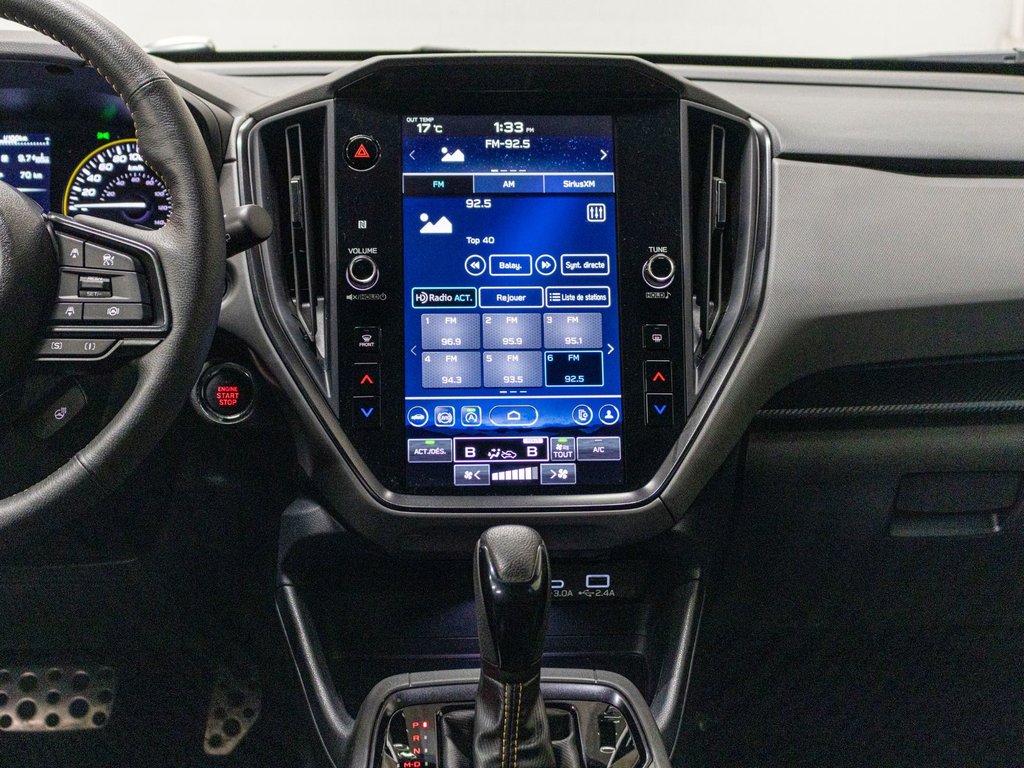 2024 Subaru Crosstrek ONYX, 2.5L, TOIT, CARPLAY, ECRAN 11.6, BANCS CHAUF in Charlemagne, Quebec - 8 - w1024h768px