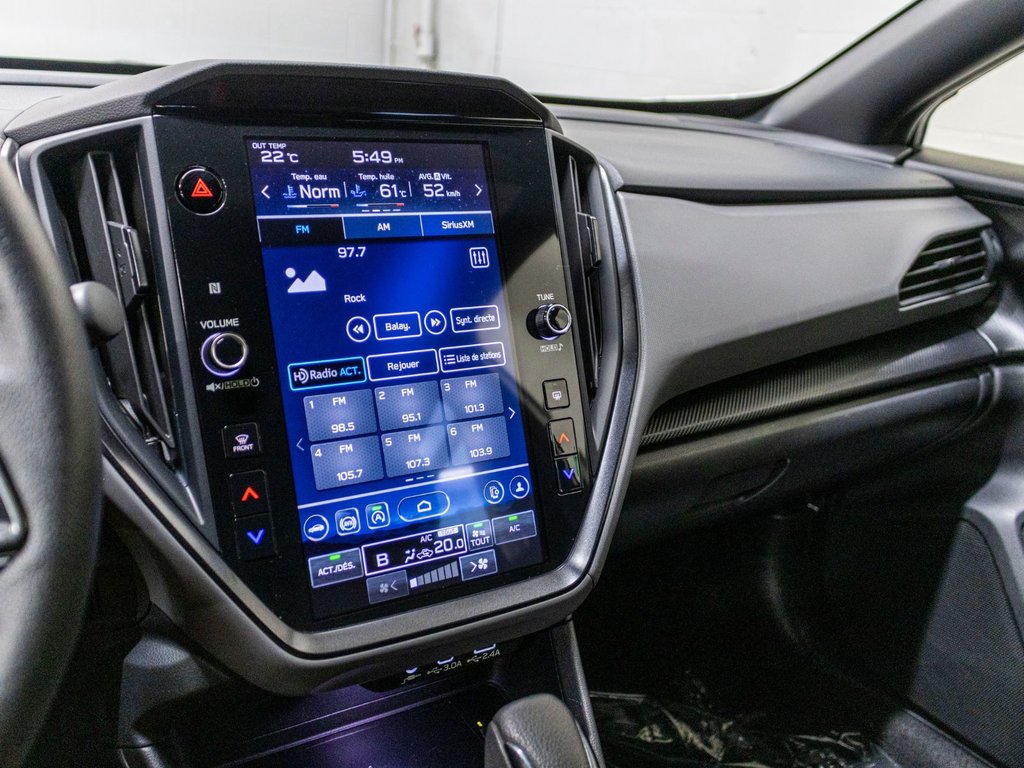 2024 Subaru Crosstrek ONYX, 2.5L, TOIT, CARPLAY, ECRAN 11.6, BANCS CHAUF in Charlemagne, Quebec - 12 - w1024h768px
