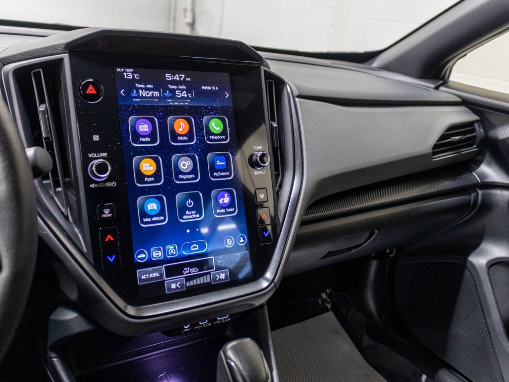 2024 Subaru Crosstrek ONYX, 2.5L, TOIT, CARPLAY, ECRAN 11.6, BANCS CHAUF in Saint-Jérôme, Quebec - 12 - w1024h768px