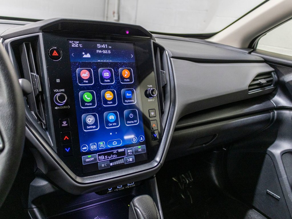 Subaru Crosstrek ONYX, 2.5L, TOIT, CARPLAY, ECRAN 11.6, BANCS CHAUF 2024 à Charlemagne, Québec - 12 - w1024h768px