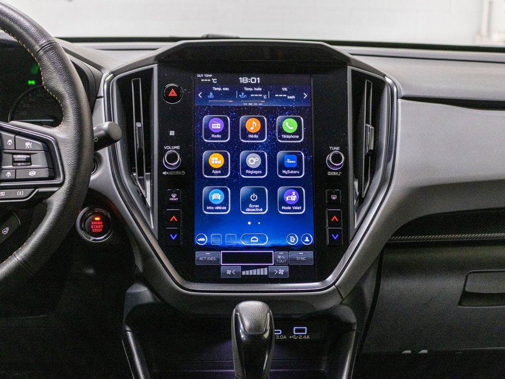 2024 Subaru Crosstrek ONYX, 2.5L, TOIT, CARPLAY, ECRAN 11.6, BANCS CHAUF in Saint-Jérôme, Quebec - 8 - w1024h768px