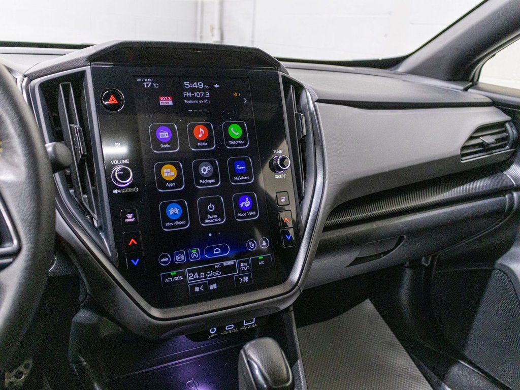 2024 Subaru Crosstrek ONYX, 2.5L, TOIT, CARPLAY, ECRAN 11.6, BANCS CHAUF in Saint-Jérôme, Quebec - 12 - w1024h768px