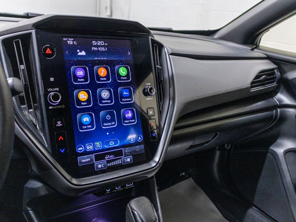 Subaru Crosstrek ONYX, 2.5L, TOIT, CARPLAY, ECRAN 11.6, BANCS CHAUF 2024 à Saint-Jérôme, Québec - 12 - w1024h768px