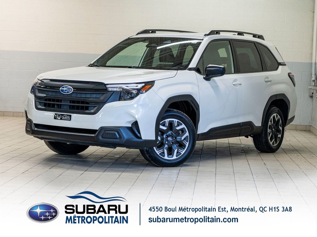 2025 Subaru FORESTER COMMODITÉ CONVENIENCE, EYESIGHT, CARPLAY, BANCS CHAUFF, CAM in Charlemagne, Quebec - 1 - w1024h768px