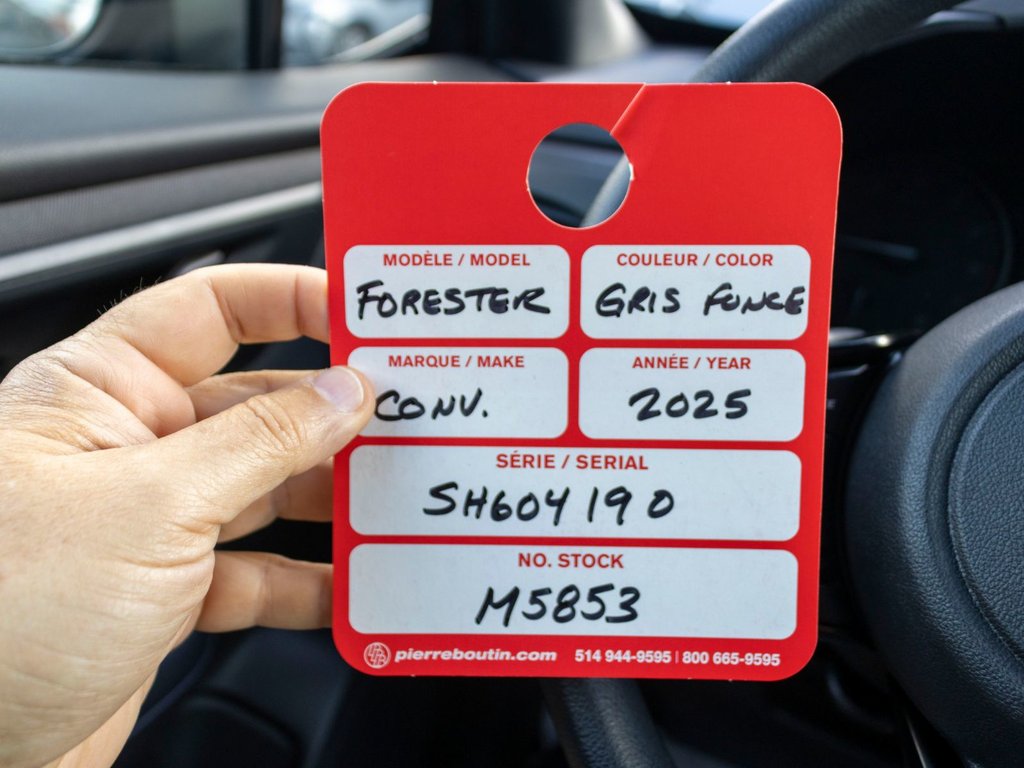 2025 Subaru FORESTER CONVENIENCE CONVENIENCE, EYESIGHT, CARPLAY, BANCS CHAUFF, CAM in Charlemagne, Quebec - 31 - w1024h768px