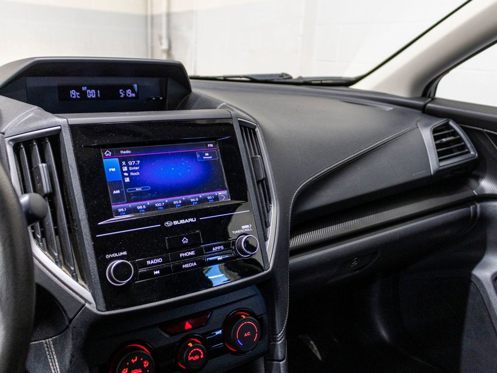 2019 Subaru IMPREZA 5P COMMODITÉ CONVENIENCE, MANUELLE, CARPLAY, CAMERA RECUL in Saint-Jérôme, Quebec - 11 - w1024h768px