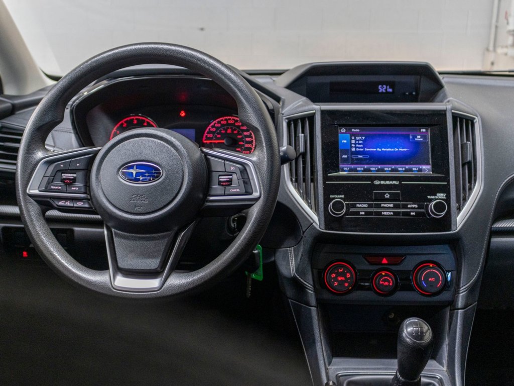 2019 Subaru IMPREZA 5P COMMODITÉ CONVENIENCE, MANUELLE, CARPLAY, CAMERA RECUL in Saint-Jérôme, Quebec - 6 - w1024h768px
