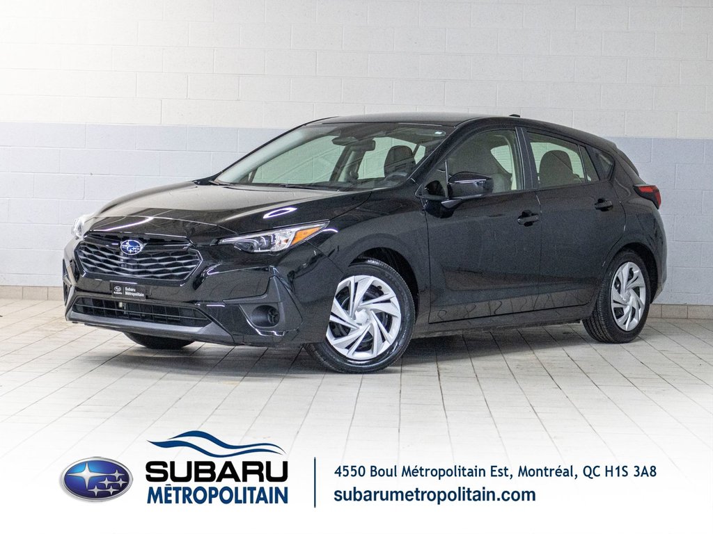 Subaru IMPREZA 5P COMMODITÉ CONVENIENCE, EYESIGHT, CARPLAY, BANCS CHAUFF, CAM 2024 à Saint-Jérôme, Québec - 1 - w1024h768px