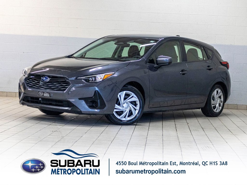 Subaru IMPREZA 5P COMMODITÉ CONVENIENCE, EYESIGHT, CARPLAY, BANCS CHAUFF, CAM 2024 à Saint-Jérôme, Québec - 1 - w1024h768px